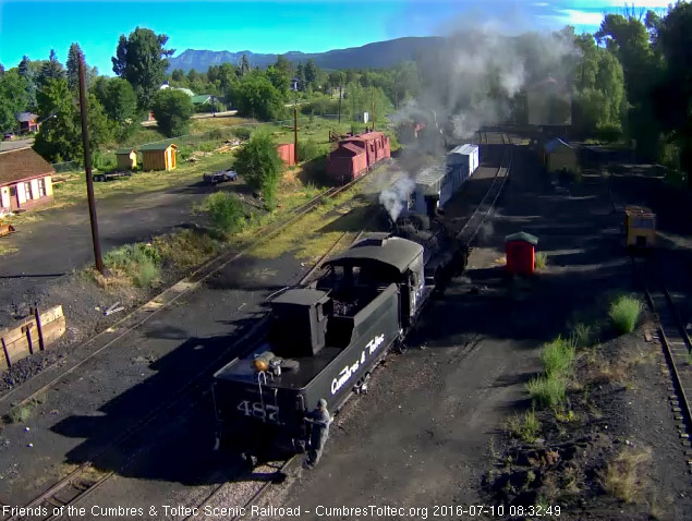 7.10.16 487 backs down the main toward the coal dock lead.jpg